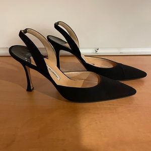 Manolo Blahnik Slingback Pump 38